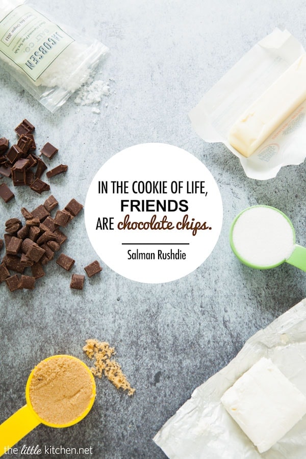 Friends are Chocolate Chips... from thelittlekitchen.net