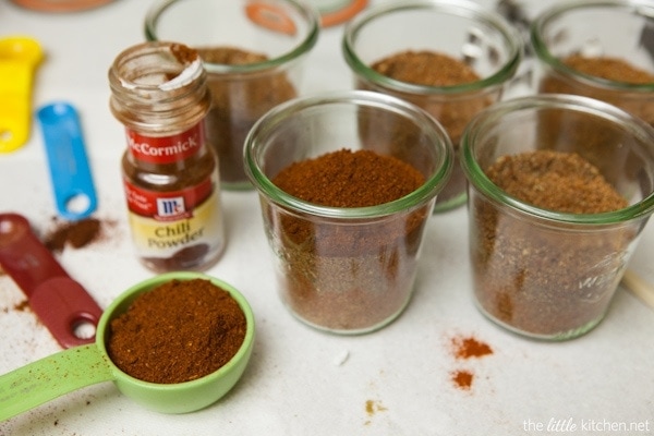 Homemade Taco Seasoning thelittlekitchen.net