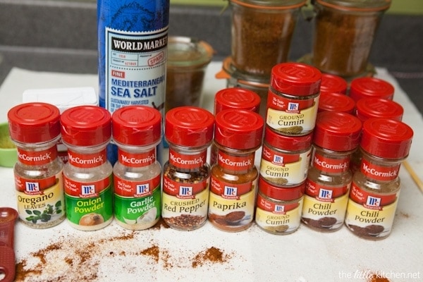 Homemade Taco Seasoning thelittlekitchen.net