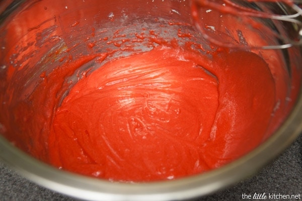 Red Velvet Cream Cheese Crinkle Cookies from thelittlekitchen.net