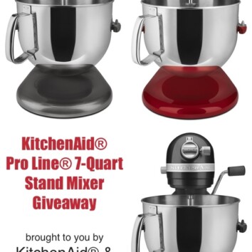 KitchenAid Stand Mixer Giveaway thelittlekitchen.net