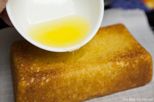 Meyer Lemon-Greek Yogurt Pound Cake from thelittlekitchen.net