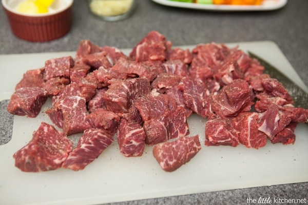 Pressure Cooker Red Wine Beef Stew from thelittlekitchen.net