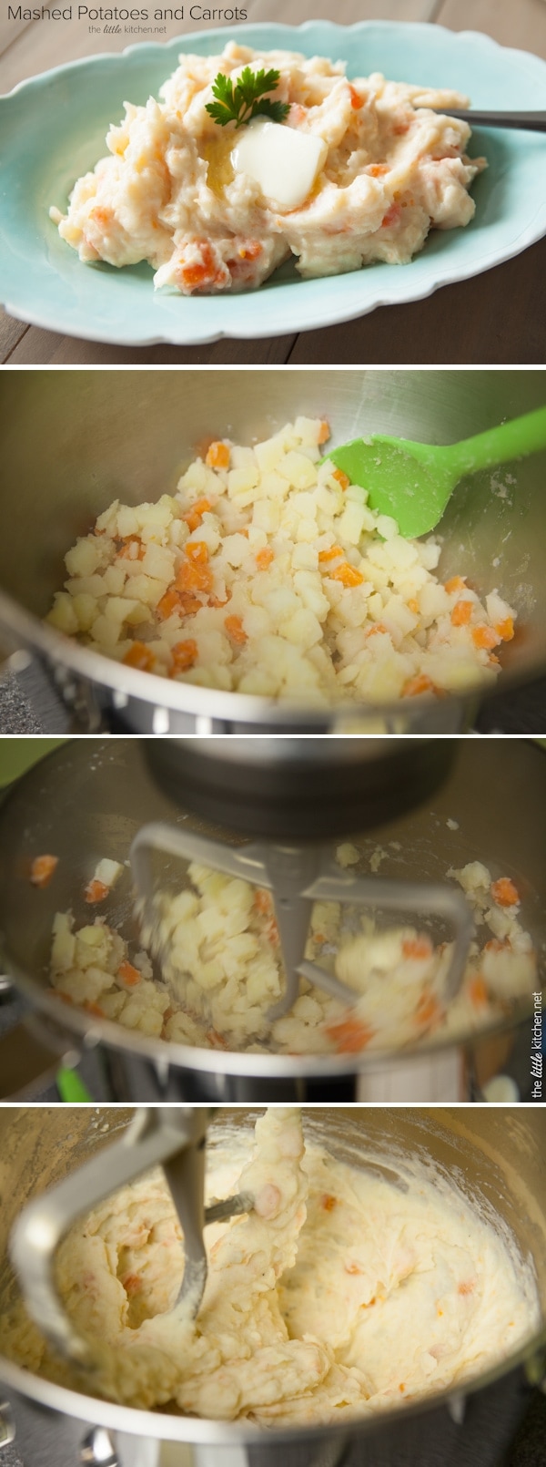 Mashed Potatoes and Carrots from thelittlekitchen.net