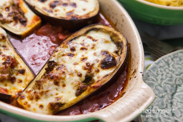 Stuffed Eggplant Recipe from thelittlekitchen.net