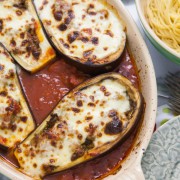 Stuffed Eggplant Recipe from thelittlekitchen.net