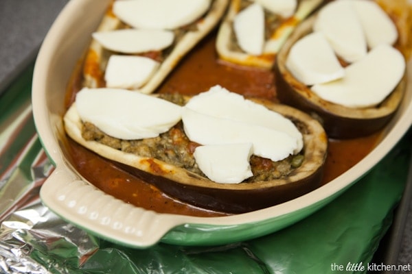 Stuffed Eggplant Recipe from thelittlekitchen.net