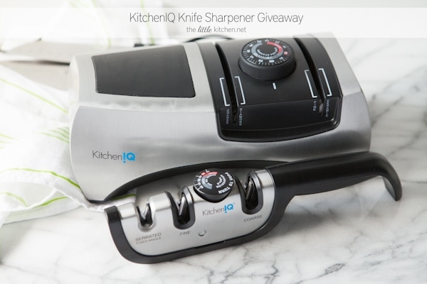 KitchenIQ Knife Sharpener Giveaway from thelittlekitchen.net