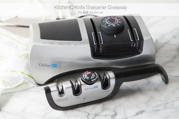 KitchenIQ Knife Sharpener Review and Giveaway - The Little Kitchen