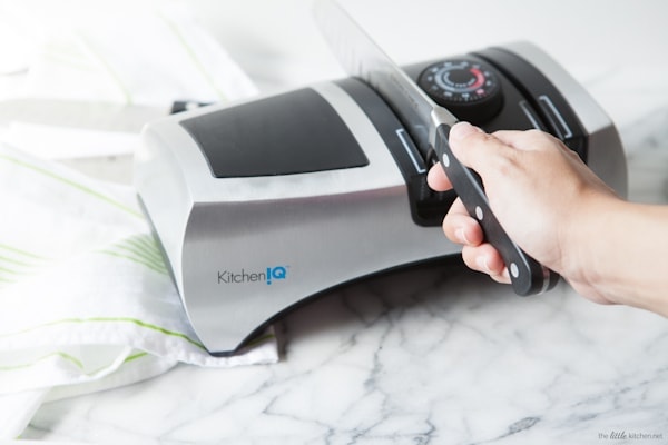 KitchenIQ Knife Sharpener Review and Giveaway - The Little Kitchen