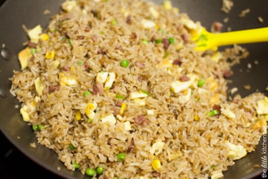 Ham Fried Rice Recipe - The Little Kitchen