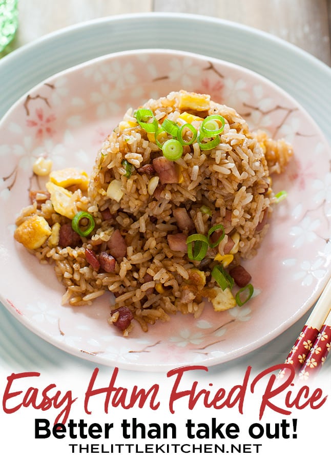 Ham Fried Rice from thelittlekitchen.net