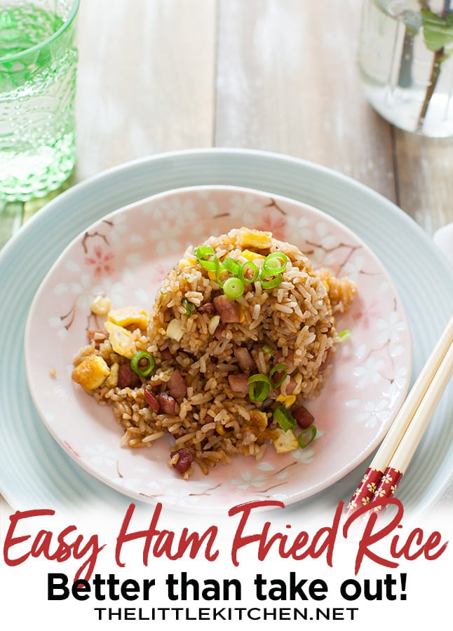 Ham Fried Rice from thelittlekitchen.net