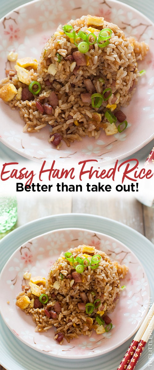 Ham Fried Rice from thelittlekitchen.net
