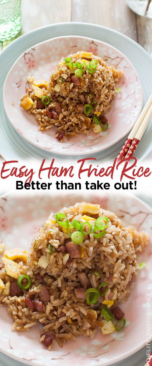 Ham Fried Rice from thelittlekitchen.net