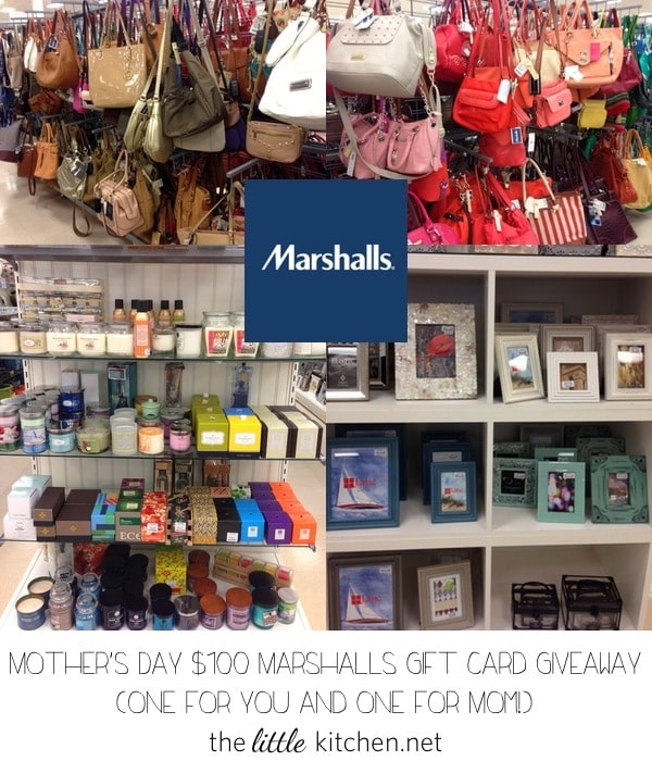 Enter The Mother’s Day Marshalls $100 Gift Card Giveaway at thelittlekitchen.net ends 5/7/14