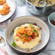 Spicy Shrimp and Grits from thelittlekitchen.net