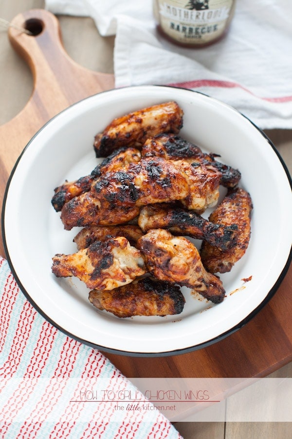 How to Grill Chicken Wings from thelittlekitchen.net