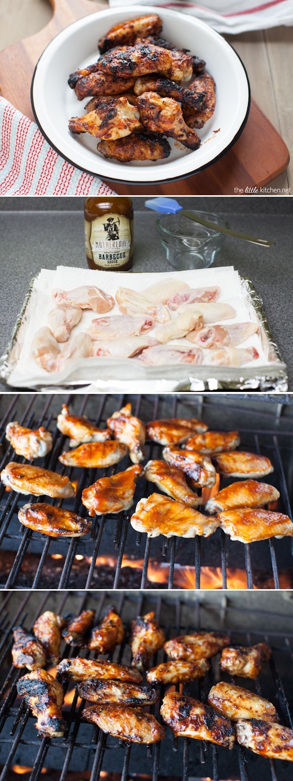 How to Grill Chicken Wings from thelittlekitchen.net