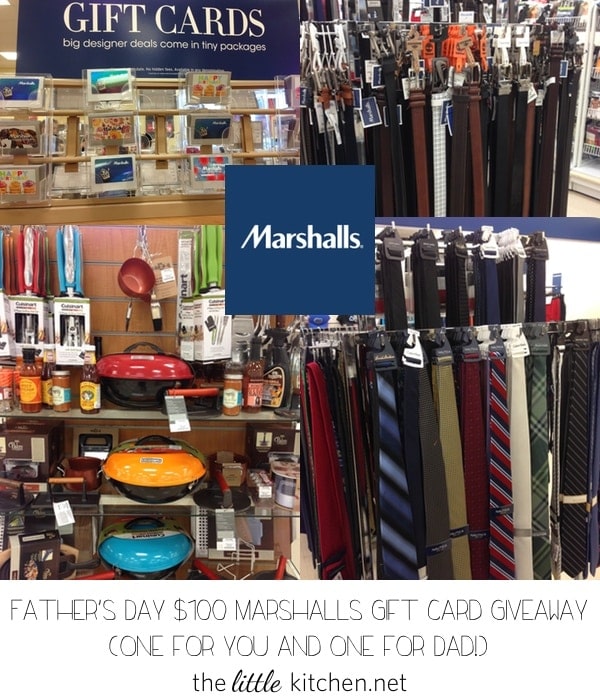 Marshalls Father's Day Gift Card Giveaway