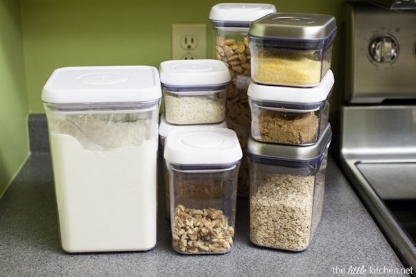 Kitchen Organizing Tip: Get rid of what you don’t need and make things that you use every day accessible in your pantry.