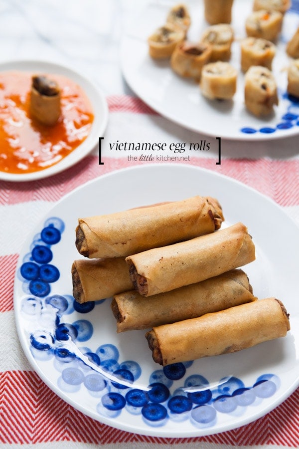 Vietnamese Egg Rolls from thelittlekitchen.net