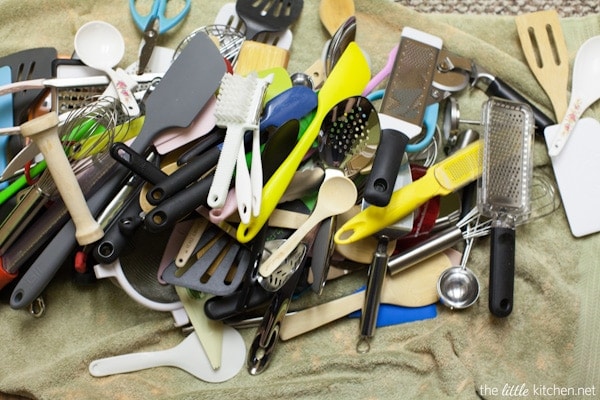 Kitchen Organizing Tip: In your gadget drawer, use drawer dividers and drawer organizers to keep every day items easy to find.