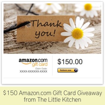 $150 Amazon.com Gift Card Giveaway