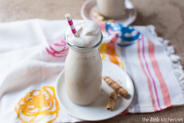 Cappuccino Milkshake from thelittlekitchen.net #MilkshakeWeek