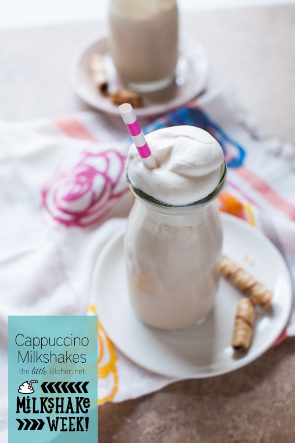 Cappuccino Milkshake from thelittlekitchen.net #MilkshakeWeek