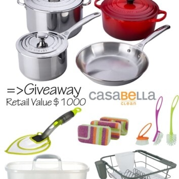 Le Creuset & Casabella Giveaway worth $1000