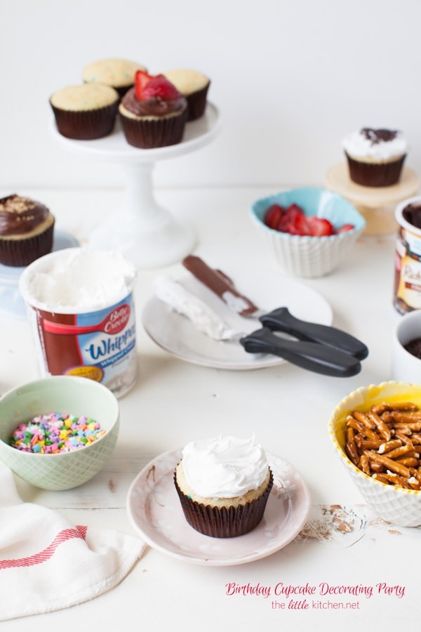 Birthday Cupcake Decorating Party The Little Kitchen