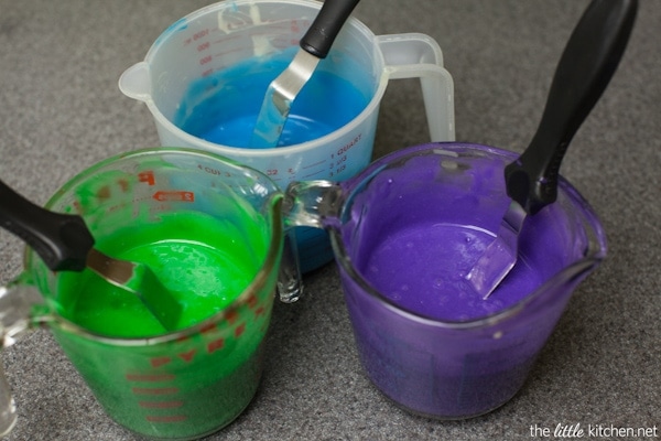 Rainbow Birthday Cake from thelittlekitchen.net