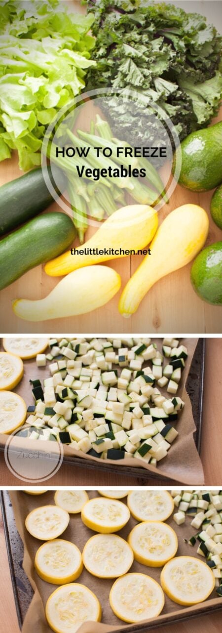 How to Freeze Vegetables from thelittlekitchen.net