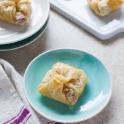 Orange Marmalade Garlic & Herb Cheesy Appetizer Puffs with Bacon