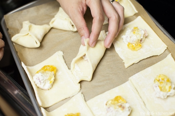 Orange Marmalade Garlic & Herb Cheesy Appetizer Puffs with Bacon