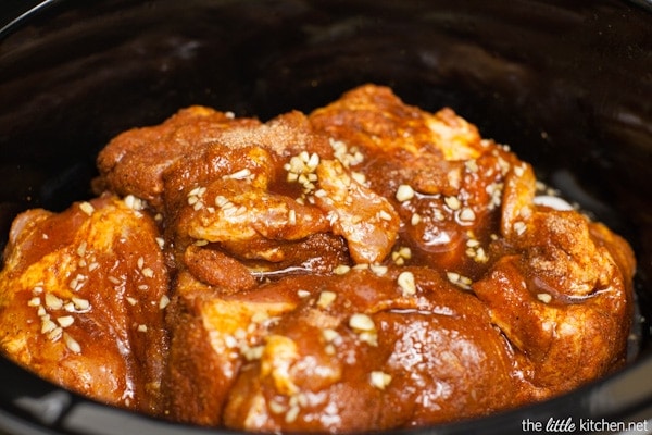 Slow Cooker Pulled Pork from thelittlekitchen.net