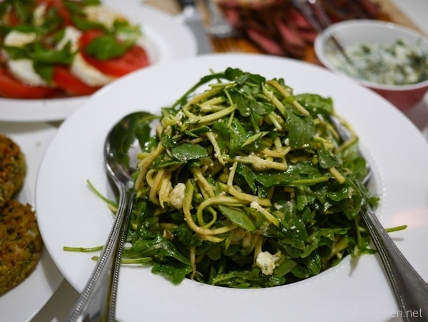 zucchini arugula salad