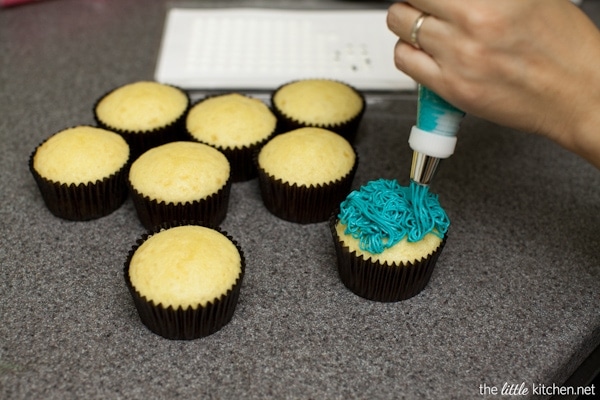 Monster Cupcakes from thelittlekitchen.net