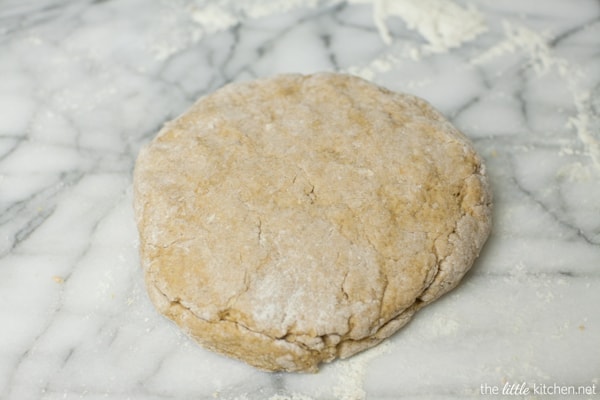 Pumpkin Obsessed Vanilla-Glazed Scones from thelittlekitchen.net