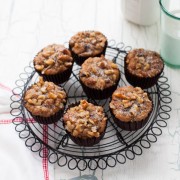 Chocolate Chip Banana Nut Muffins from thelittlekitchen.net