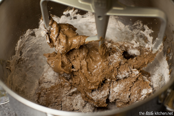 Nutella Cream Cheese Crinkle Cookies from thelittlekitchen.net