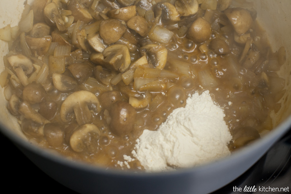 Beef Stroganoff with Buttered Noodles Recipe from thelittlekitchen.net