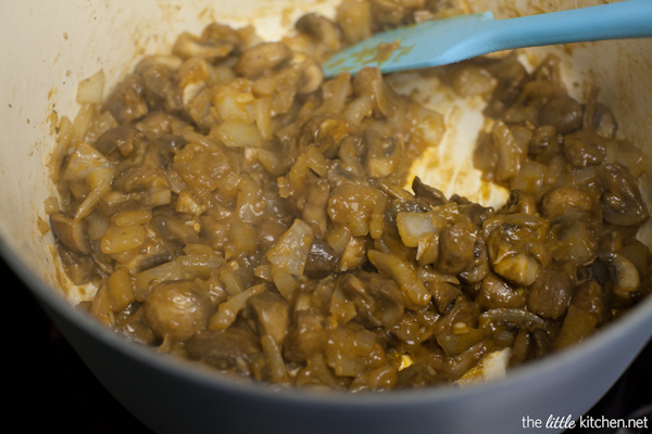 Beef Stroganoff with Buttered Noodles Recipe from thelittlekitchen.net