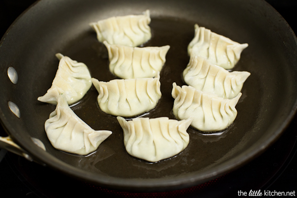 Shrimp & Chive Dumplings from thelittlekitchen.net