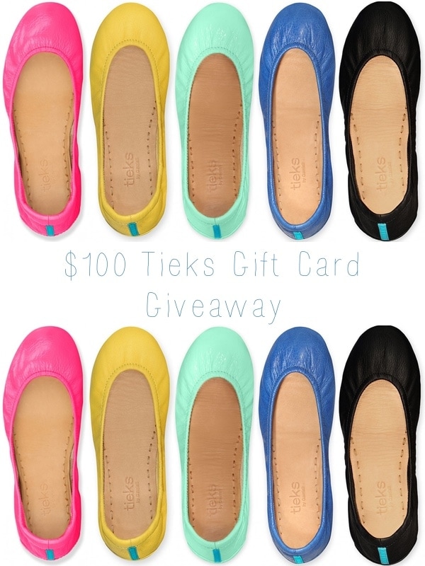 Tieks $100 Gift Card Giveaway