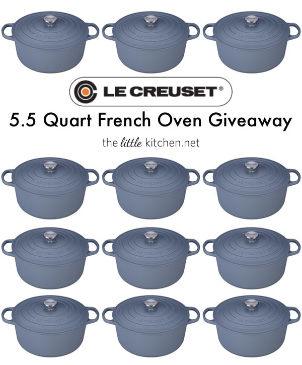 Enter our Le Creuset Indigo Giveaway