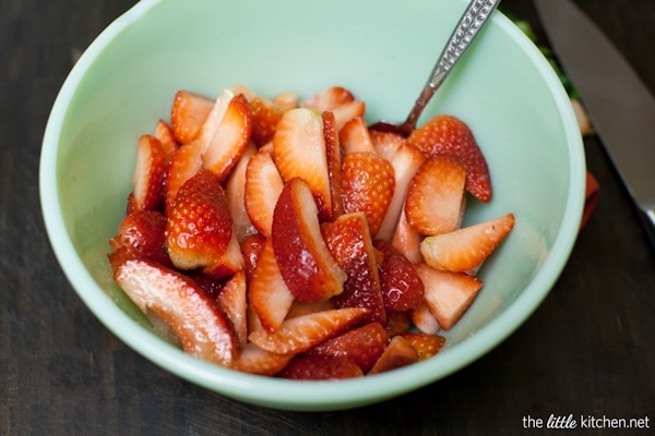 Strawberry Shortcake Donuts from thelittlekitchen.net