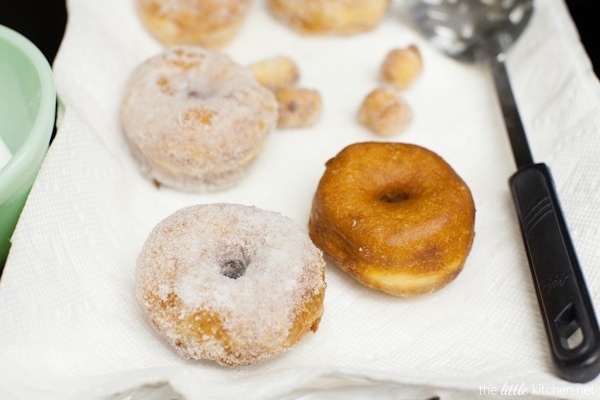 Strawberry Shortcake Donuts from thelittlekitchen.net