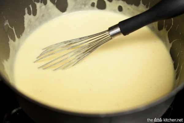 Three Cheese Mac & Cheese Recipe (made with almond milk!) from thelittlekitchen.net